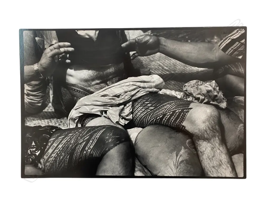 Mark Adams (1949-) - 1979. Chalfont Crescent, Mangere, south Auckland. Tony Fomison. Tufuga tatatau: Sua Suluape Paulo II, Image 1++